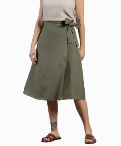 Wrap Linen Skirt ON7